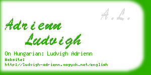 adrienn ludvigh business card